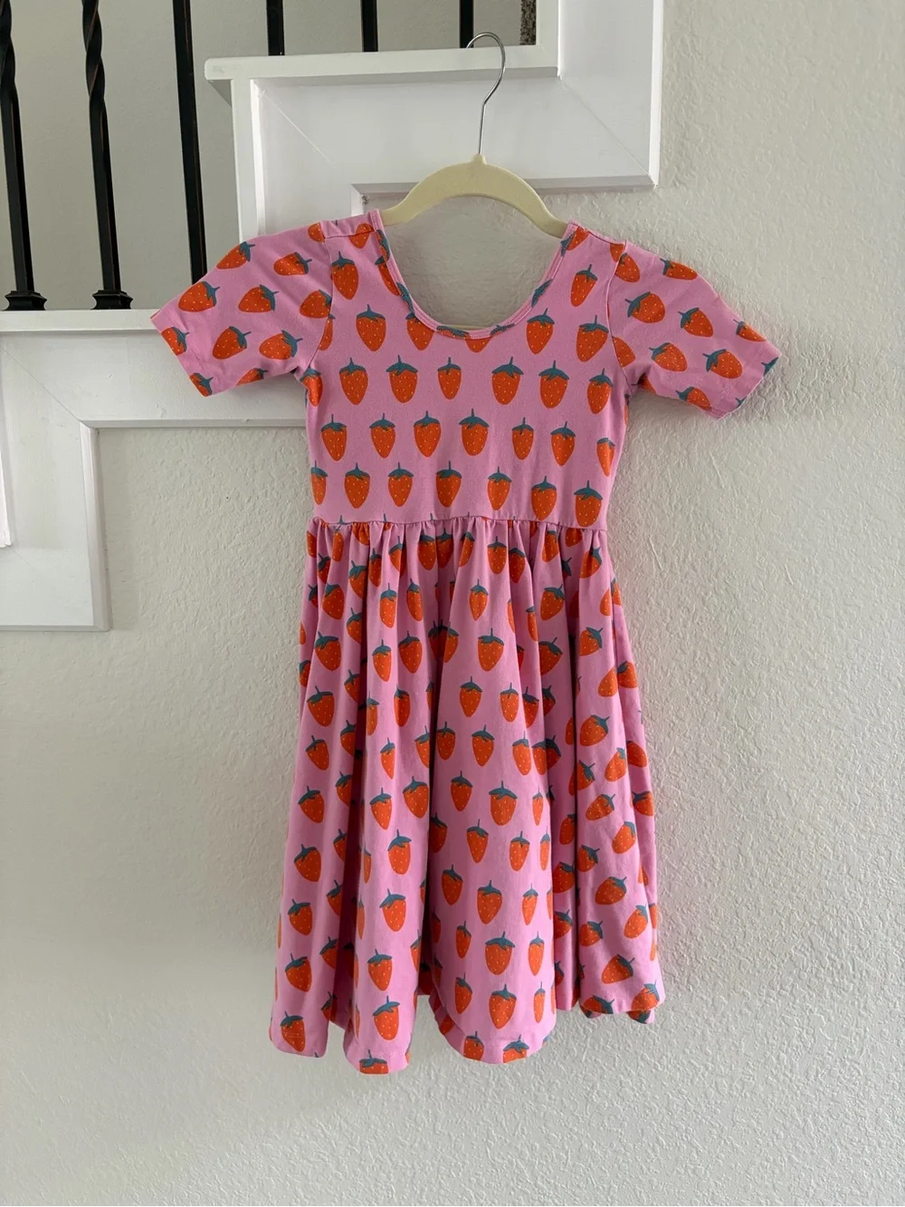 Alice + Ames Girl’s Pink Cotton Dress, Size 8